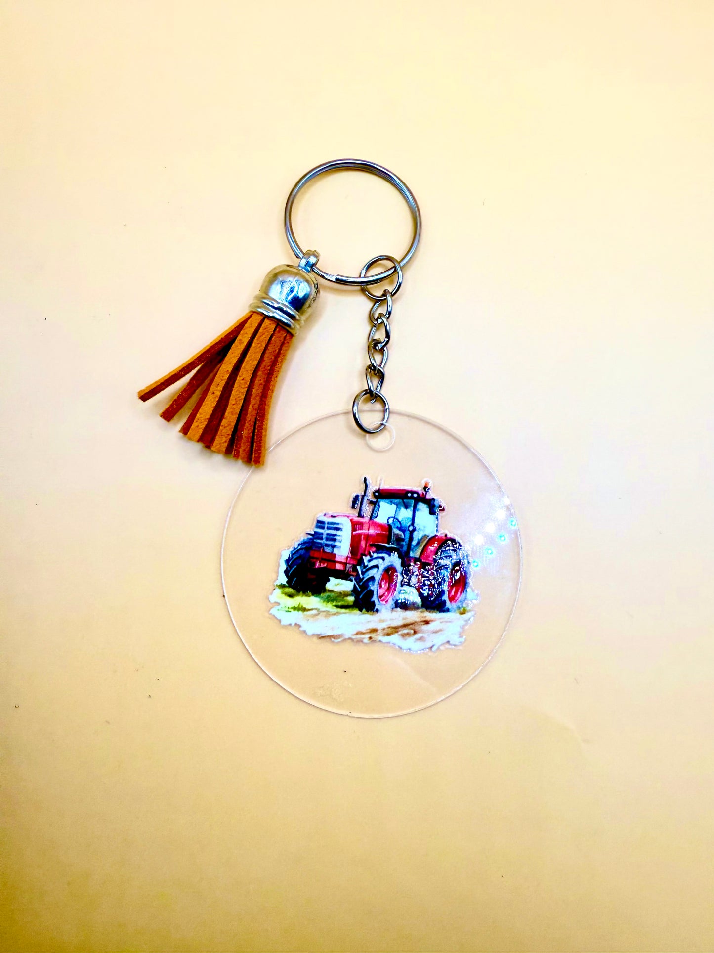Red Tractor Keyring – A Tribute to the Land