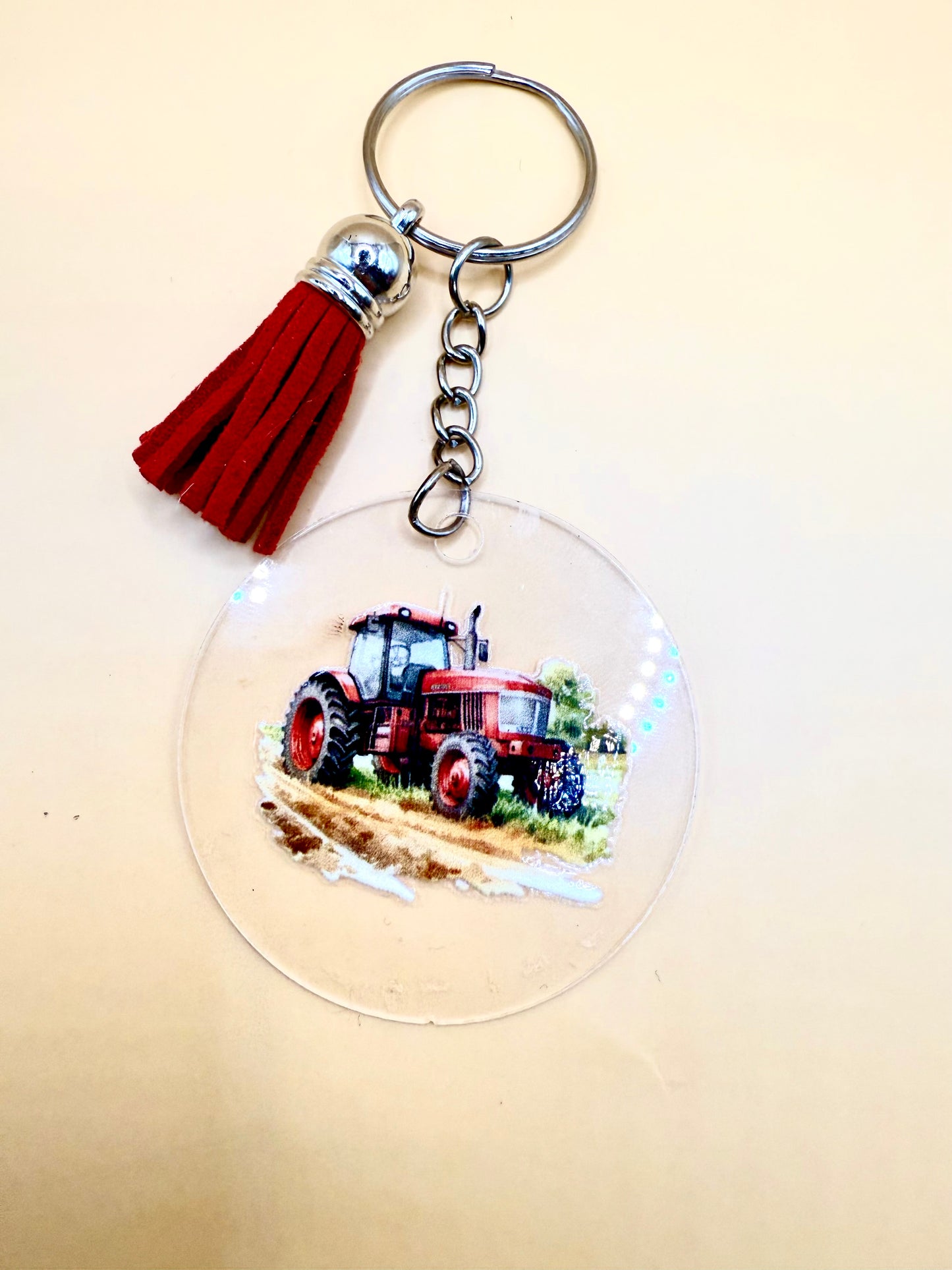 Red Tractor Keyring – A Tribute to the Land
