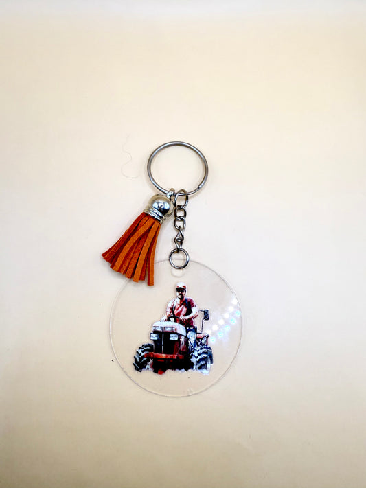 Red Tractor Keyring – A Tribute to the Land