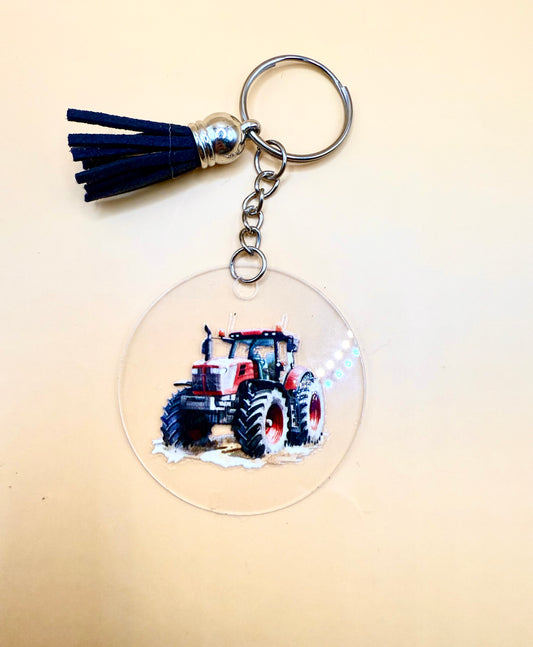 Red Tractor Keyring – A Tribute to the Land