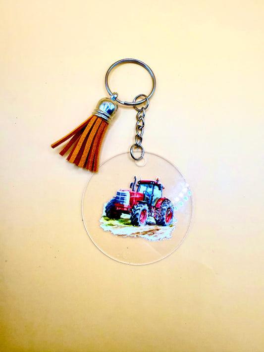 Red Tractor Keyring – A Tribute to the Land