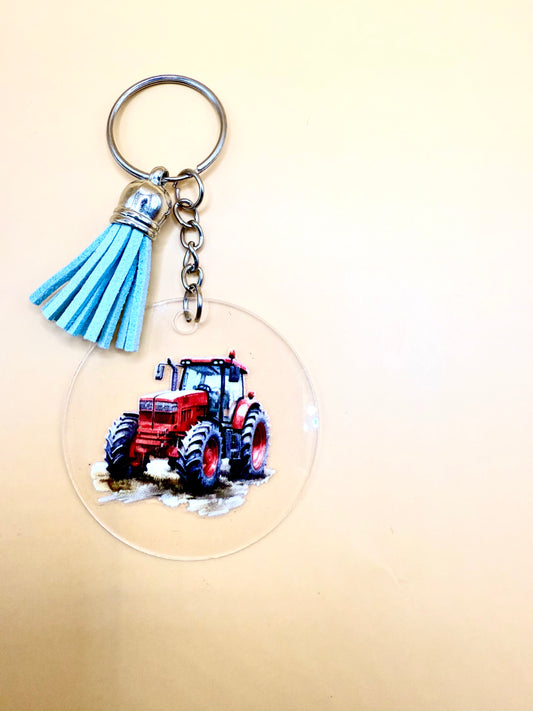 Red Tractor Keyring – A Tribute to the Land