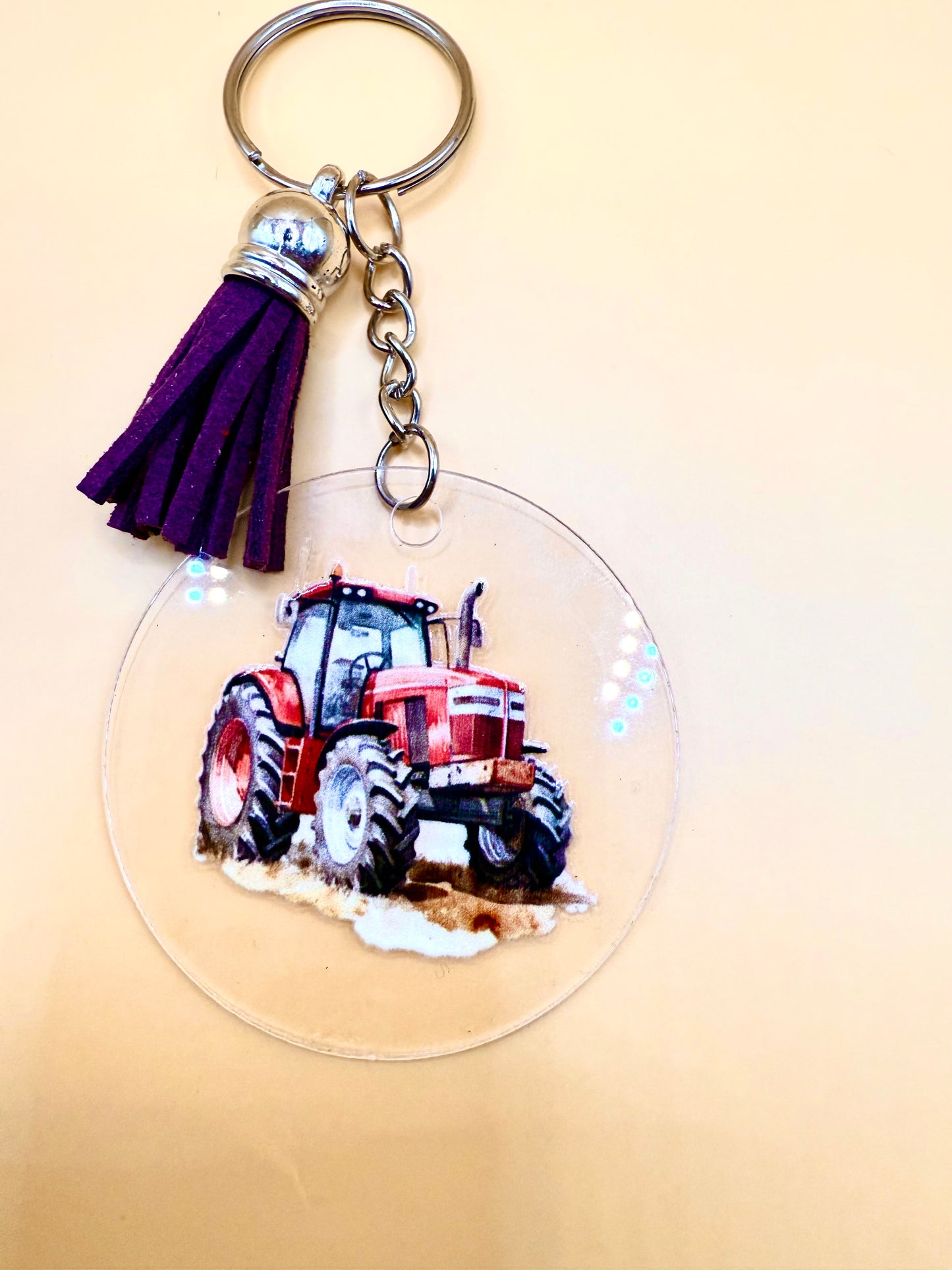 Red Tractor Keyring – A Tribute to the Land