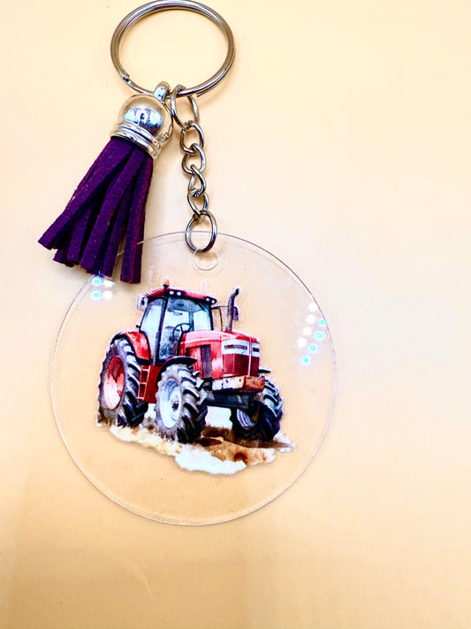Red Tractor Keyring – A Tribute to the Land